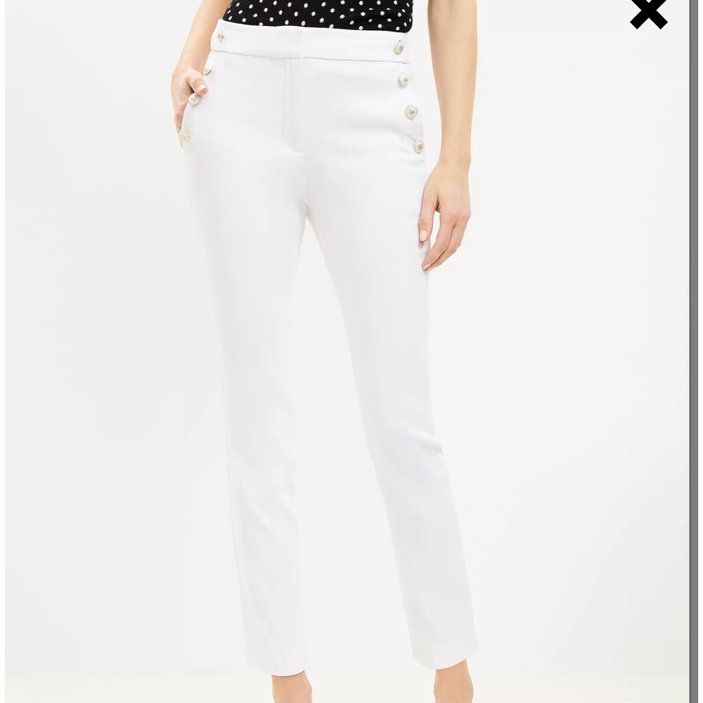 LOFT SAILOR  PANTS Size 6p